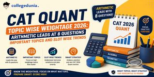 CAT Quant Topic Wise Weightage 2026: Arithmetic Leads at 8 Questions, Important Topics and Slot Wise Trends