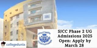 SJCC Phase 2 UG Admissions 2025 Open: Apply by March 28