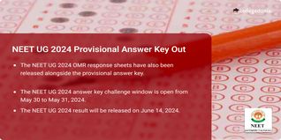 NEET UG 2024 Provisional Answer Key Out @neet.ntaonline.in; Check Direct Link Here