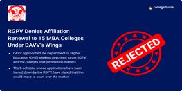 RGPV Denies Affiliation Renewal to 15 MBA Colleges Under DAVV Wings