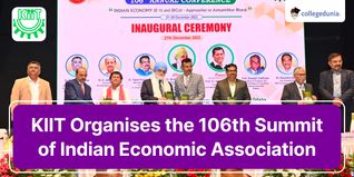 KIIT Organises the 106th Summit of Indian Economic Association; Check Details Here