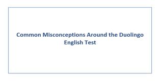 Top 4 Myths About the Duolingo English Test - Busted with Facts (2025)