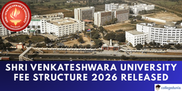 Shri Venkateshwara University Fee Structure 2026 Released Check Tuition Fee Here