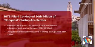 BITS Pilani Conducted 20th Edition of ‘Conquest’ Startup Accelerator; Check Details Here