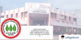 MPKV Releases Admission Dates for PhD Admission AY 2025, Apply Before December 10