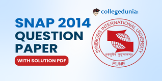 SNAP 2014 Question Paper (Available): Download Question Paper with Answer Key And Solutions PDF