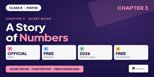 A Story of Numbers Class 8 Maths NCERT Book PDF