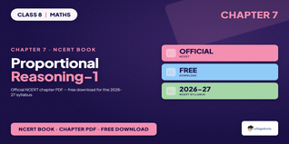 Proportional Reasoning-1 Class 8 Maths NCERT Book PDF