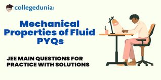 JEE Main PYQs on Mechanical Properties of Fluid: JEE Main Questions for Practice with Solutions