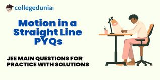 JEE Main PYQs on Motion in a Straight Line: JEE Main Questions for Practice with Solutions