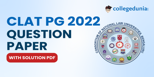 CLAT PG 2022 Question Paper (Available)- Download Question Paper with Solution PDF