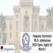 Osmania University Ph.D. Admissions 2025 Open; Apply by  March 1