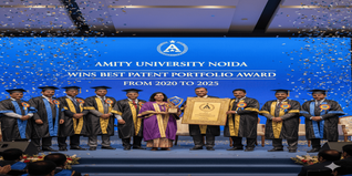 Amity University Noida Wins Best Patent Portfolio Award from 2020 to 2025