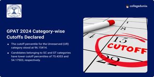 GPAT Cutoff 2024 Declared @natboard.edu.in, Check Category-wise Percentile Here