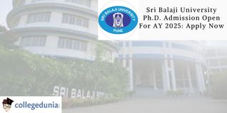 Sri Balaji University Ph.D. Admission Open For AY 2025: Apply Now