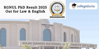RGNUL PhD Result 2025 Out for Law & English; Check Direct Link Here