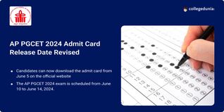 AP PGCET 2024 Admit Card Release Date Revised to June 5; Know How to Download Here