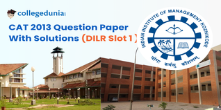 CAT 2013 DILR Slot 1 Question Paper(Available):Download Solution with Answer Key