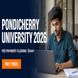Pondicherry University Opens Fee Payment for UG and Integrated PG Admission 2026-27 at admissions.pondiuni.edu.in; Check Last Date