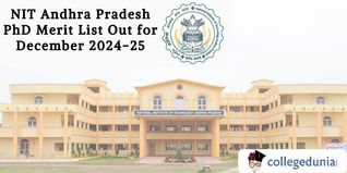 NIT Andhra Pradesh PhD Merit List Out for December 2024-25; Check Direct Link Here