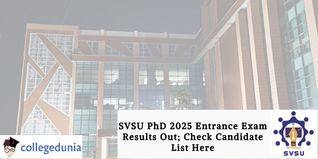 SVSU PhD 2025 Entrance Exam Results Out; Check Candidate List Here