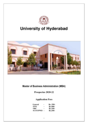 MBA/PGDM - Brochure
