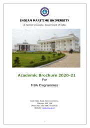 MBA/PGDM - Brochure