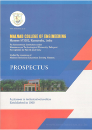 BE/B.Tech - Brochure