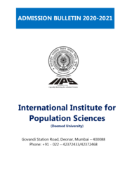 M.Sc - Brochure