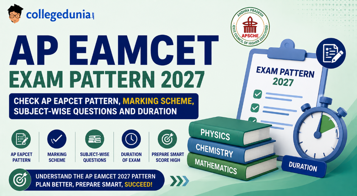 AP EAMCET Exam Pattern 2027: Check AP EAPCET Pattern, Marking Scheme, Subject-Wise  Questions and Duration