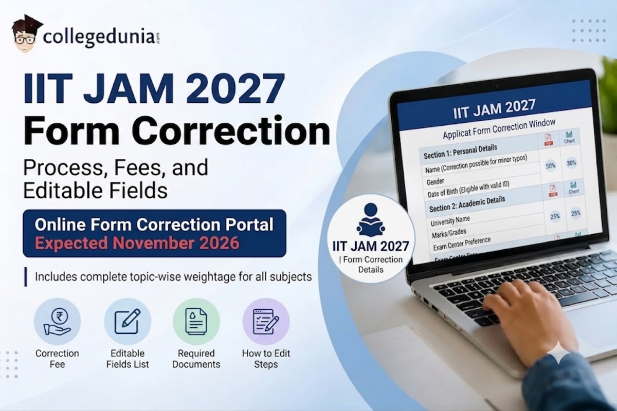 IIT JAM 2027 Form Correction