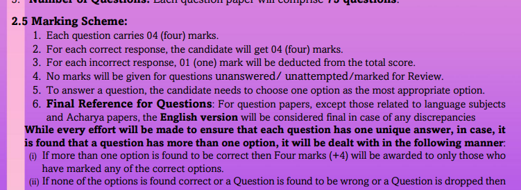 Why Does Negative Marking Matter?