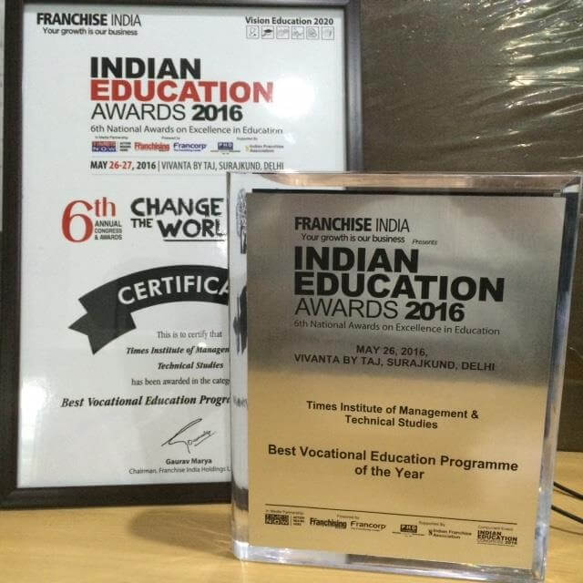 TIMTS (Artificial Intelligence Course In Delhi) awards and achievements photo 1