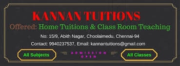 Kannan Tuitions Kannan Tuitions photo 1