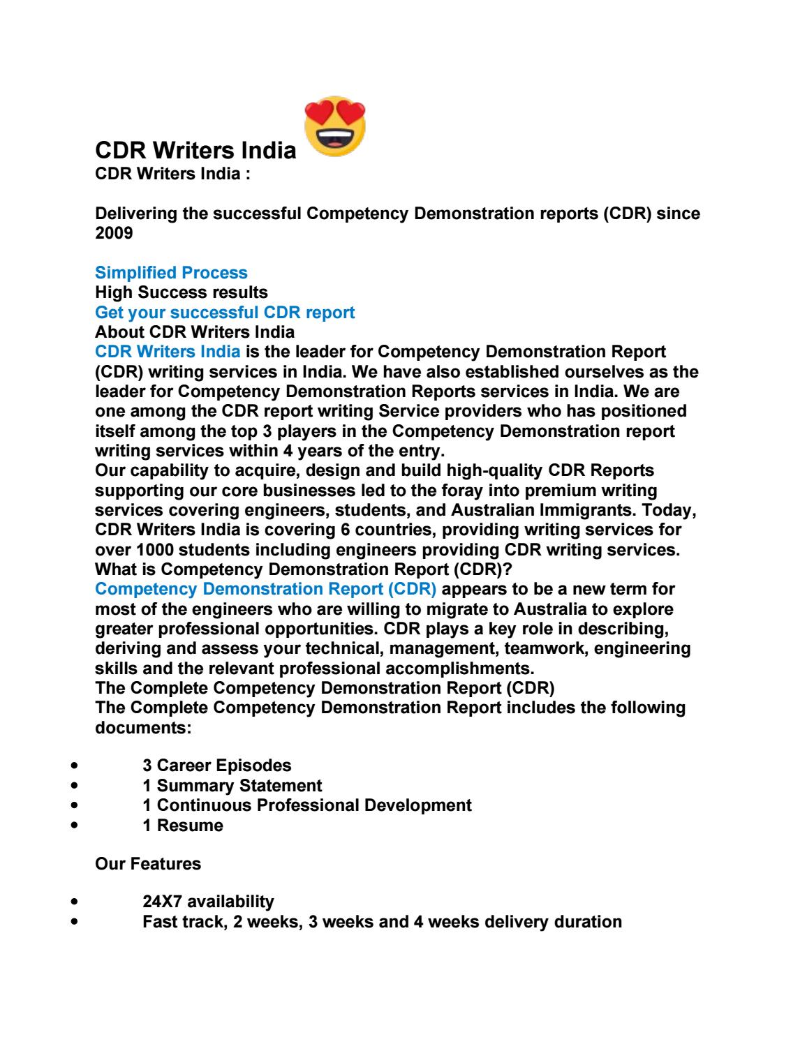 CDR Writers India CDR Writers India:Gallery photo 1