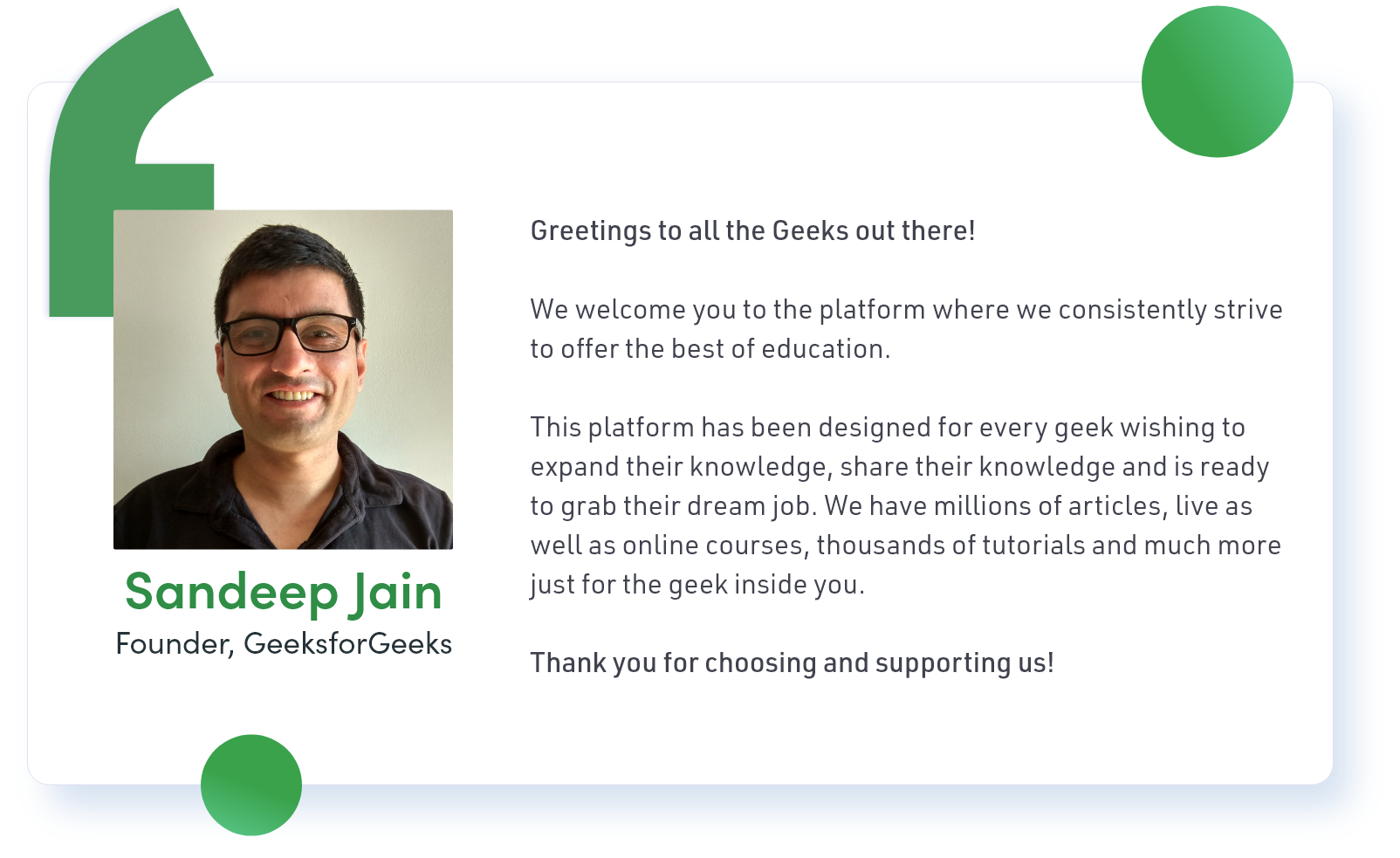 GeeksforGeeks GeeksForGeeks photo 1